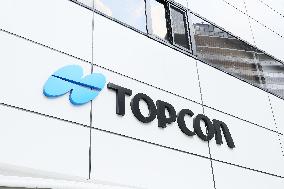 Topcon's appearance and logo